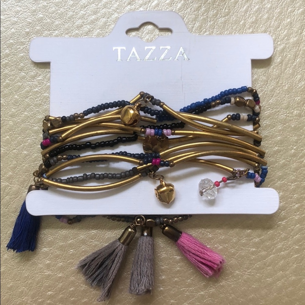 Beaded stack bracelets
